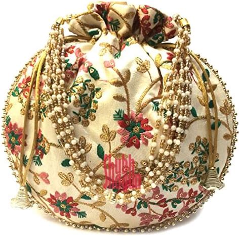 Kuber Industries Women's Cotton Embroidery Shoulder Bag (BG0101, Beige ...
