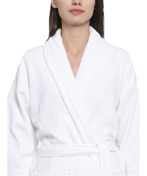 Soft Comfort Unisex Large Bathrobe, Dream White| 300 GSM Cotton| Shear ...