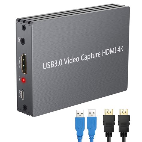 Microware 4k HDMI Capture Card with HDMI Loop-Out: Amazon.in: Electronics