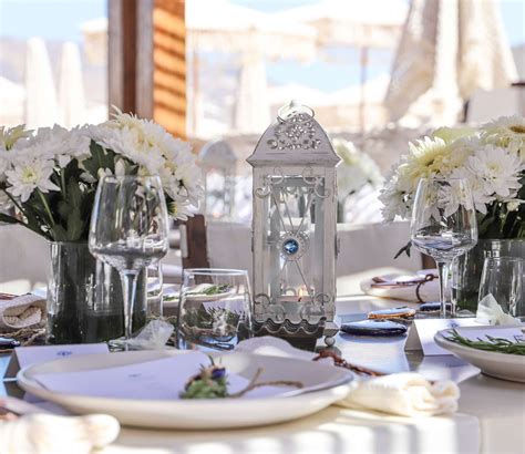 Luxurious baptism receptions in Mykonos