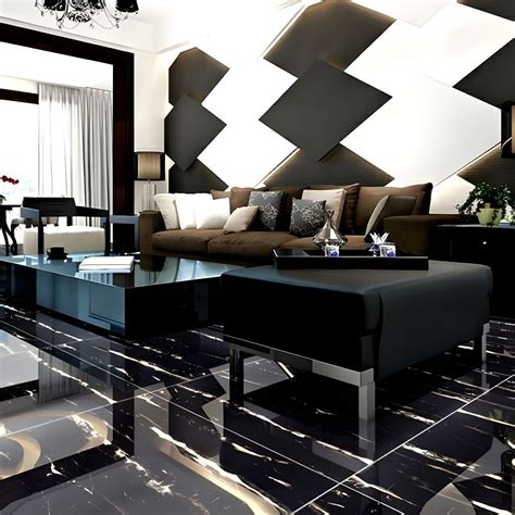 12" x 24" Square Ceramic Field Tile featuring Marble Look in Glossy ...