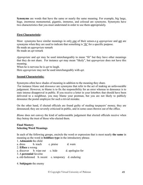 Eng 101 handouts | PDF