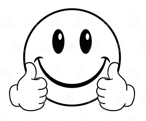 Happy Face With Thumbs Up Images