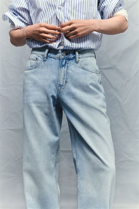 Straight Loose Lightweight Jeans - Light denim blue - Men | H&M IN