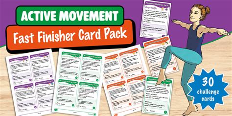 Active Movement Fast Finisher Card Pack
