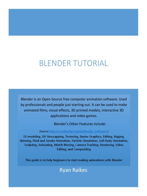 Image result for Blender 2.8 PDF Tutorials