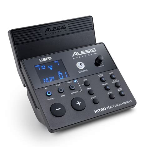 Alesis Nitro Max Kit - Eight Piece Electronic Drum Kit with Mesh Heads ...