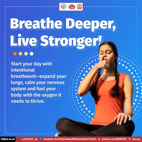National Health Mission Uttar Pardesh | Start your day with deep, intentional breaths and feel ...