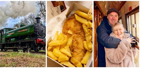 Fish & Chip Train, Corwen railway station, Llangollen, 28 June 2025 ...
