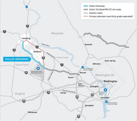 Dulles Toll Road Map Projects — Madrus