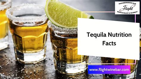 Tequila Nutrition Facts - Everything You Should Know