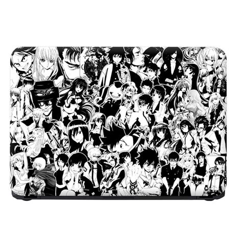 Shop Anime Sticker Bomb BW DS1 Laptop Skin | Buy Online Now – SkinsLegend