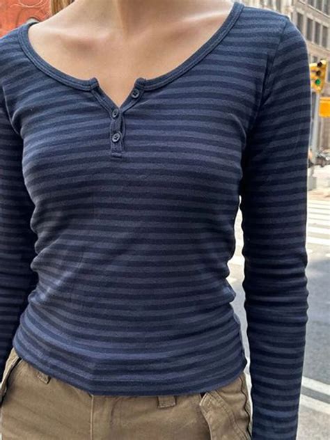 Button Pullover T-Shirt | Savana | Bestsellers