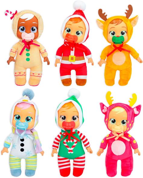 Buy Cry Babies Tiny Cuddles Christmas Snowy- 9 Baby Dolls, Cries Real ...