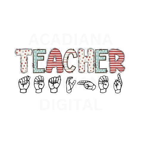 Teacher In Sign Language