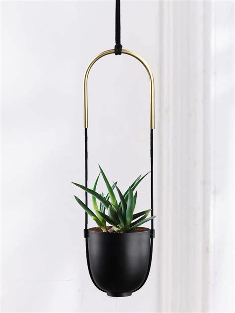 Abetree Metal Hanging Planter - Adjustable Modern India | Ubuy