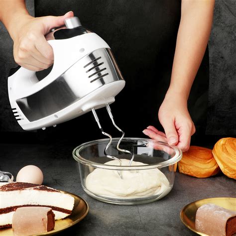 Buy Hand Mixer Electric, Upgrade 5-Speed Hand Mixer with Turbo,Kitchen ...