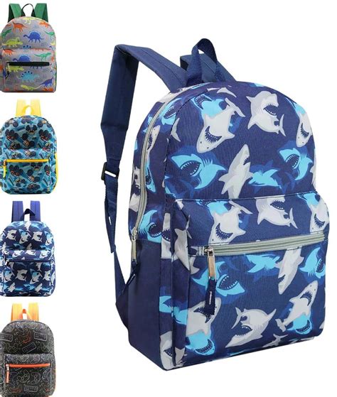 "24-pack 15"" School Backpacks for Kids - Bulk Bookbags for Elementary ...