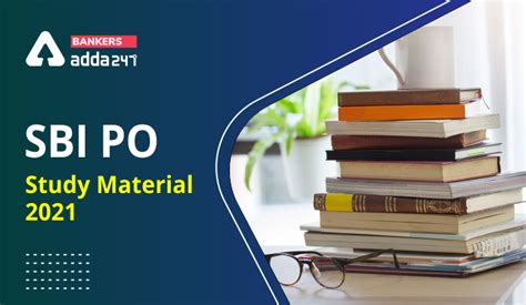 SBI PO Study Material 2021 Prelims Books, Mock Test, Previous Year Papers
