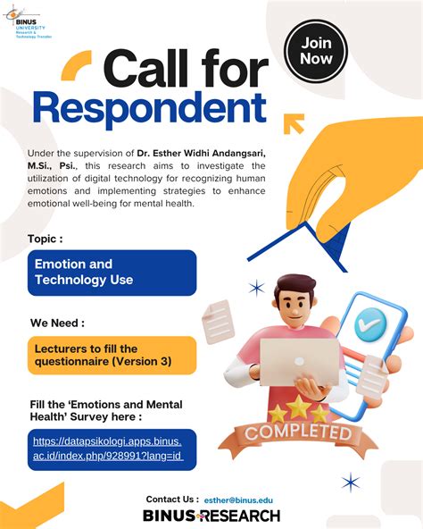 Call for Participant/Respondent – Research