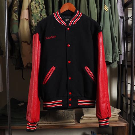 00’s “Mohawk Warriors” Varsity Jacket | 古着屋シミー