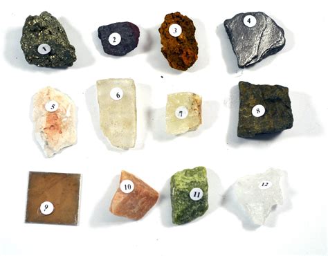 12 Piece Physical Properties of Minerals Kit - Includes Mineral Samples ...