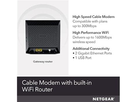 Image result for Netgear Cable Modem Router