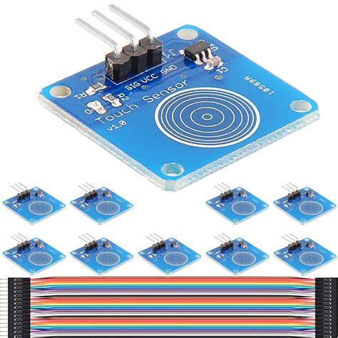 DAOKAI 10Pcs TTP223B Capacitive Touch Switch Inching Type Digital Touch ...