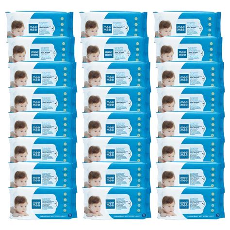 Buy Mee Mee Caring Baby Wet Wipes with Aloe Vera (72 pcs) (Pack of 24 ...