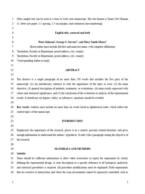 Image result for Manuscript Paper Sample