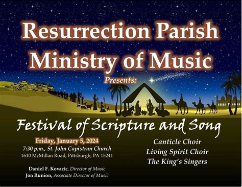 Festival of Scripture and Song, Upper St Clair, Pa, Bethel Park ...