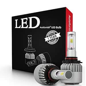 AutoFurnish H7 + H1 LED Headlight Combo Compatible with Low Beam and ...