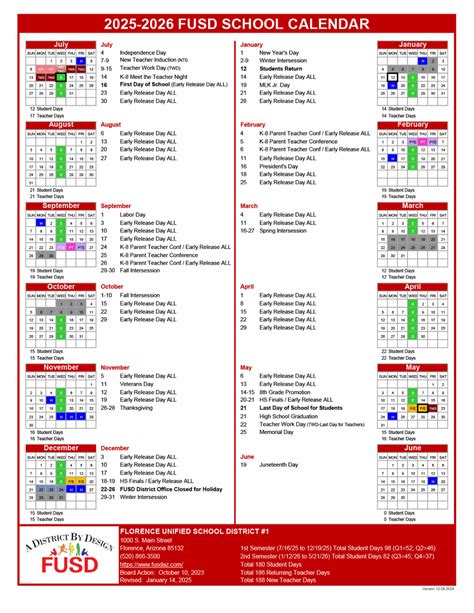 2025-2026 Fusd Calendar - Printable Calendar