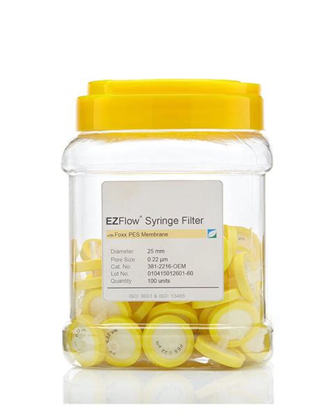 PES Syringe Filters | Foxx Life Sciences — ShopFLS India