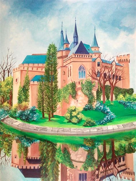 Buy Painting The Dream Castle Artwork No 6980 by Indian Artist Harpreet ...