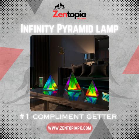 Image result for Pyramid Infinity Lamp