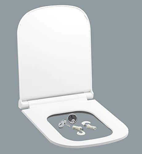 Parryware Polypropylene Verve Soft Close Toilet Seat Cover With Hinges ...
