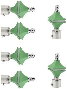 Panthera Green Rod Rail Bracket, Curtain Knobs Metal Price in India ...