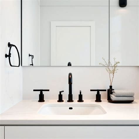 15 Bathroom Ideas with Black Fixtures for A Modern Look