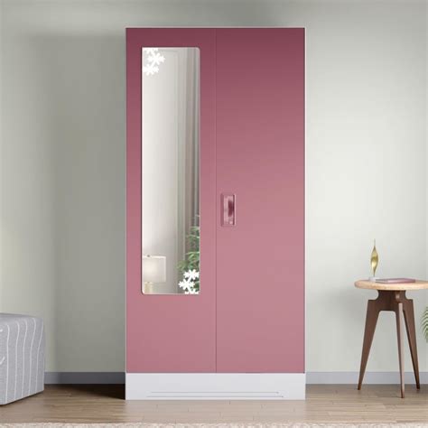 GODREJ INTERIO Slimline 2 Door Steel Almirah (Royal Ivory and Dusty ...