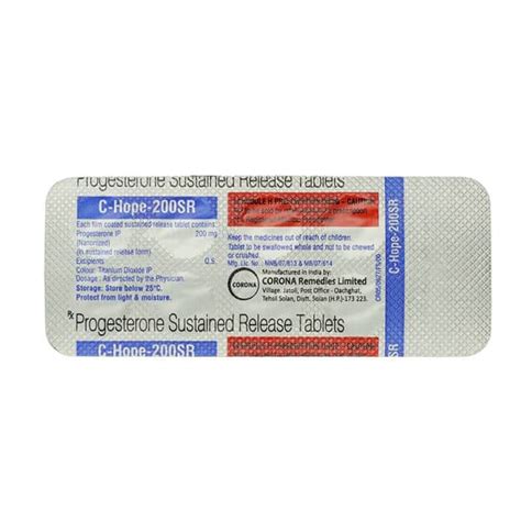 C Hope Sr 200 MG Tablet (10): Uses, Side Effects, Price & Dosage ...
