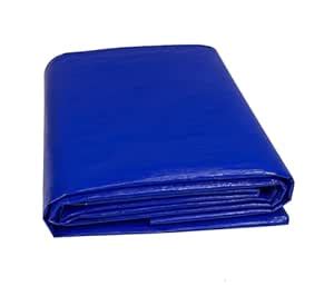 VETAS Waterproof Tarpaulin Sheet 9 x 6 Ft | 120 GSM Blue UV Resistant ...