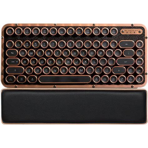 Buy Now AZIO Artisan Retro Compact Keyboard (Black Leather / Copper ...