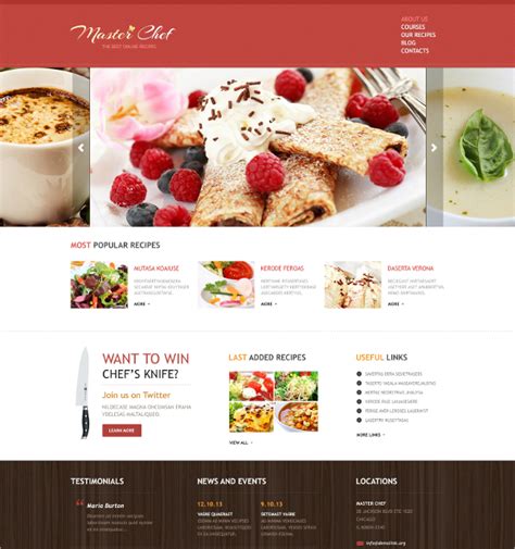 Image result for Bootstrap 4 Recipes Template