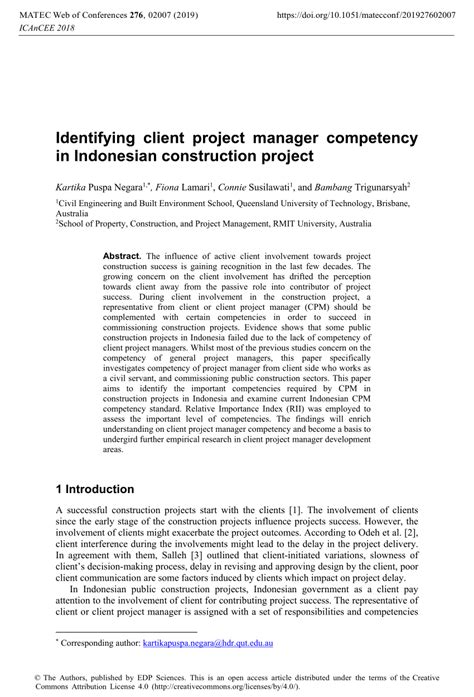 Image result for Construction Project Manager Competency Model