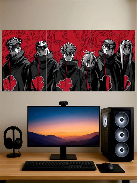 Pain Akatsuki Poster || Split Poster – GeekyGallery