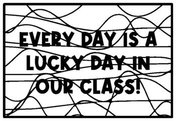 EVERY DAY IS A LUCKY DAY IN OUR CLASS! St. Patrick’s Day Activity ...