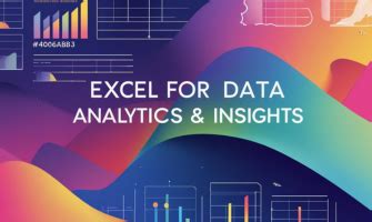 Excel for Data Analytics & Insights