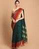 Buy Green Sarees for Women by SARANEE Online | Ajio.com