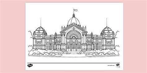 Building Colouring Sheet | Colouring Sheets | Twinkl